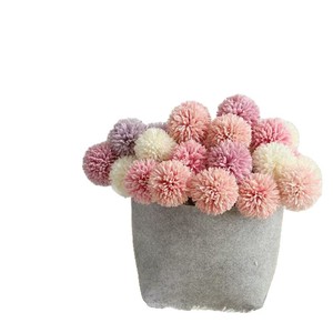 Fleurs artificielles Qiye, chrysanthème, diamètre 7 cm, fleur en soie pour décoration de mariage et de maison, longueur 29 cm - Product Image 5