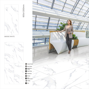 Spider Natural High Gloss Polished Glazed Porcelain Tiles 600x1200mm Modern Marble Look Floor <b>Wall</b> - Product Image 3