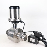 Débitmètre électromagnétique numérique OEM alimenté par batterie 3,6 V pour la mesure de liquides conducteurs/eau
