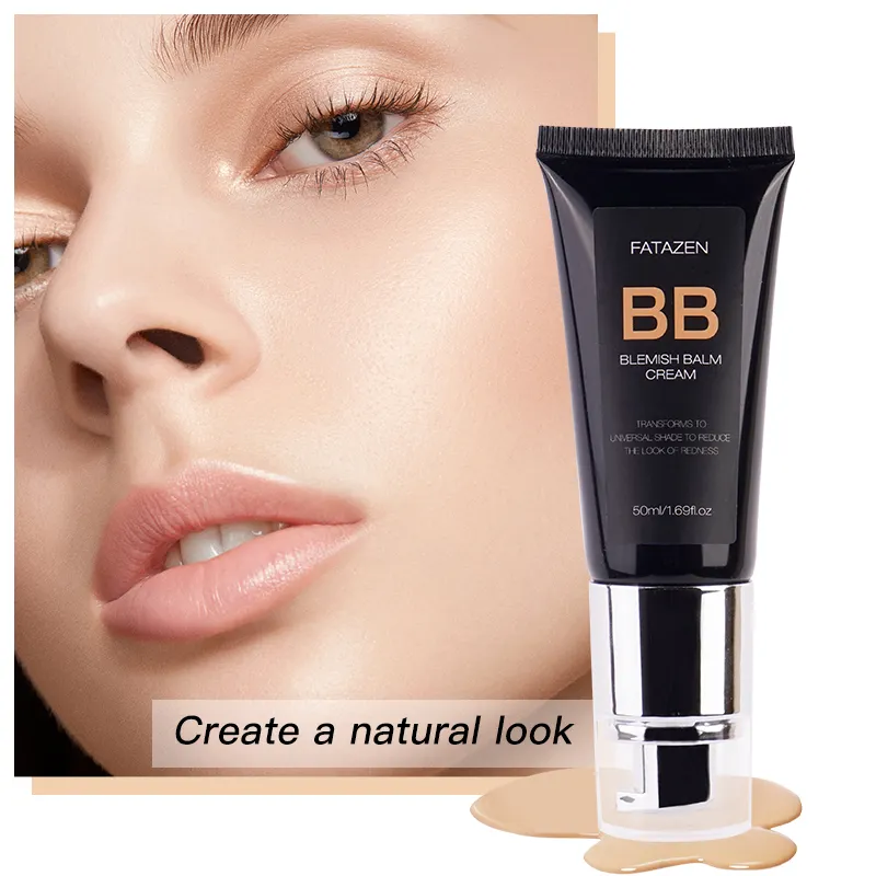 Crème BB liquide éclaircissante de marque privée, maquillage hydratant éclaircissant, correcteur de beauté, Base de fond de teint