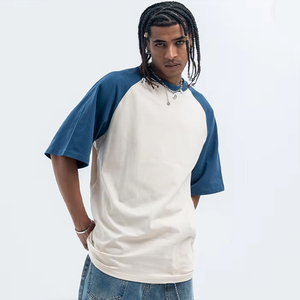 Nouveau modèle T-shirt décontracté respirant à manches courtes et col rond en coton tricoté 100% de haute qualité - Product Image 1