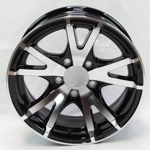 <span class=keywords><strong>Jante</strong></span> de <span class=keywords><strong>remorque</strong></span> en aluminium T07 15X6 "5 sur 4.5 Center Cap & Lugnuts Set of 4 13 14 15 16inch Alloy Wheel - Product Image 4