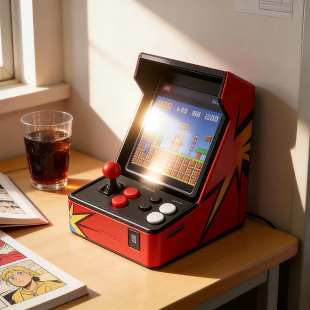 Easy to Operate Mini Arcade Handheld Game Console Ideal Gift Choice for Game Lovers