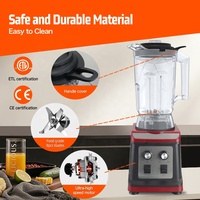 5L Hoogwaardige Efficiënte Blender Volledig Automatische Multifunctionele Groentenblender Hoge Vermogen Commerciële Fruit Sapblender
