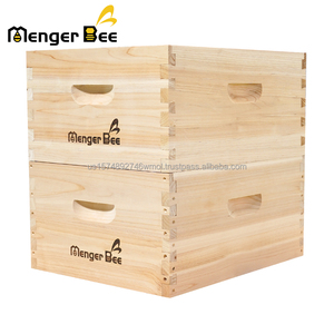 New Good Quality 10 <b>Frame</b> Langstroth <b>Deep</b> Box 20mm Thickness Fir Wood Bee Hive Box for Bee Farm Beekeeping Bees - Product Image 3