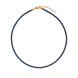 Collier à un seul brin de perles en pierre naturelle - Product Image 1