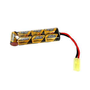 แบตเตอรี่ NiMH แบบแบน 8.4V 1600mAh ใช้ได้กับปืนอัดลม MP5 SCAR M249 M240B M60 RPK PKM <span class=keywords><strong>G36C</strong></span> M4A1 CAR15 MP5SD6 MC51 - Product Image 2