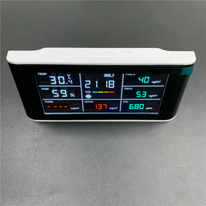 เครื่องวิเคราะห์คุณภาพอากาศอเนกประสงค์ DM69 เครื่องวัด CO2 แบบพกพา PM2.5 PM10 HCHO TOVC เครื่องตรวจจับความชื้น NDIR - Product Image 4