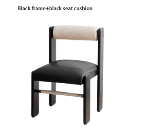 Sedie <span class=keywords><strong>da</strong></span> Pranzo Ergonomiche <span class=keywords><strong>in</strong></span> Stile Medievale con Rivestimento <span class=keywords><strong>in</strong></span> Pelle Cerata e Legno - Stabili e Durevoli per Uso Domestico o Alberghiero - Product Image 3