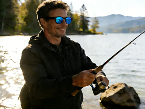 免提操作偏光镜片飞蝇钓鱼装备户外钓鱼智能AI眼镜（适合钓鱼者） - Product Image 3