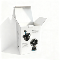 Luxuriöse Recycelbare Kartonverpackung, Geeignet für Elektronische Produkte Kleiner Ventilator Anpassbares Logo, Anpassbare Heißversiegelung