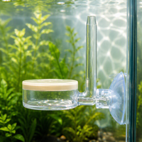 Diffuseur de CO2 pour aquarium, tête de brumisation à bulles en résine PC transparente avec ventouse pour plantes d'aquarium