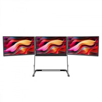 Moniteur portable triple écran 15,6 pouces FactoryDirect, IPS 300 nits, écran 100 % sRGB