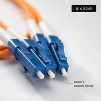 Cordon de brassage fibre optique monomode duplex LC SC ST FC de haute qualité avec gaine LSZH pour usage intérieur, centres de données, écoles, hôpitaux
