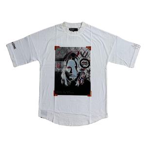 Venta al por mayor personalizado O-cuello de los hombres camiseta Vintage de gran tamaño de peso pesado en blanco de algodón sólido pequeño escote patrón liso en Plus Size - Product Image 1