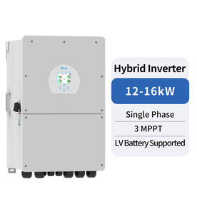 Inversor Híbrido de 12kW, 48V Monofásico, Carga/Descarga Solar de 220A, Entrada Fotovoltaica de 24kW, Sistema de Respaldo para Toda la Casa, 97.6% de Eficiencia - Product Image 1