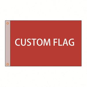 Custom Double-Sided Outdoor Polyester 3X5 Hanging/Flying Sports Style Event Promotion <b>Flags</b> with Customized Logo Digital Print - Product Image 1