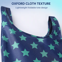 Sac de courses pliable personnalisé en tissu Oxford, sac à main réutilisable pour supermarché, recyclable, commandes en gros pour détaillants