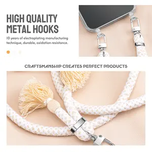 Anti-Val Opknoping Ketting Lanyard Cross Body Echt Mobiele Telefoon Strap Houder Telefoon Lanyard Met Verstelbare Riem