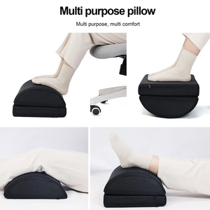 Reposapiés ergonómico multicómodo Reposapiés ajustable debajo del escritorio Bordado de tela Muebles de oficina Moderno aceptable - Product Image 4