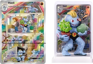 Collection originale authentique japonaise Pokémon 151 : Ensemble <span class=keywords><strong>de</strong></span> figurines en PVC, Boîte <span class=keywords><strong>mystère</strong></span> <span class=keywords><strong>de</strong></span> cartes à collectionner Gengar Rayquaza au toucher rêveur - Product Image 4