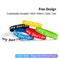Bracelets en caoutchouc personnalisés : Créez votre propre logo et message, bracelets en silicone gravés et remplis d'encre pour les campagnes de sensibilisation