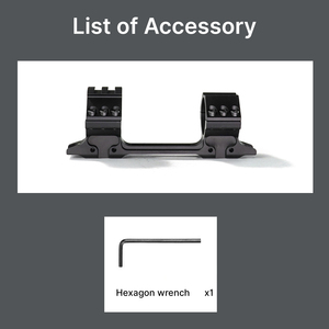 Montura de Visor Cantilever BANGBANG de 11 mm con Altura Central de 1.14 Pulgadas, Calibrador Horizontal, Resistente al Agua y a los Golpes - Product Image 3