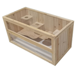 <span class=keywords><strong>Cage</strong></span> en bois pour Hamsters, meubles pour animaux de compagnie - Product Image 4