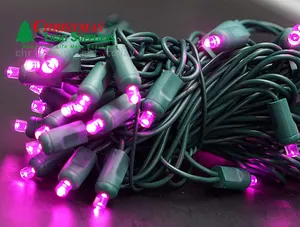 LED Mini ışık dizeleri su geçirmez dekoratif LED açık dize ışık ticari IP65 koaksiyel led strand