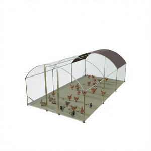 Gallinero metálico Db de 19.7x9.8x6.6 pies, jaula de acero inoxidable para gallinas ponedoras y conejos, uso agrícola. - Product Image 1