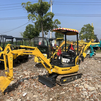Excavator Crawler Komatsu PC18MR Bekas 1800kg Mini Digger Asli Jepang untuk Penggalian Kebun dan Pertanian