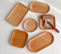 Plateau de service en bois ovale naturel avec Logo personnalisé, sous-verre de nourriture café thé, plateau en bois rustique fait à la main, bougeoir
