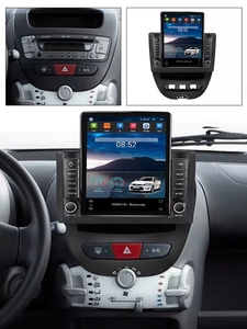 Tesla Android 10 IPS 2.5D voiture <span class=keywords><strong>lecteur</strong></span> DVD pour <span class=keywords><strong>Peugeot</strong></span> 107 citroën C1 Toyota Aygo 2005 - 2014 BT GPS Navigation SWC Carplay - Product Image 6