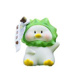Joli dessin animé, canard nostalgique, ornements en résine exquis, artisanat de décoration de meubles, cadeaux pour la Journée des enfants, poupées - Product Image 5