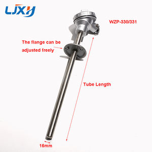 LJXH WZP-330/WZP-331/PT100 Платиновый термистор PT100 датчик температуры активная Фланцевая термопара 16 мм * 200-550 мм 1 шт. - Product Image 6