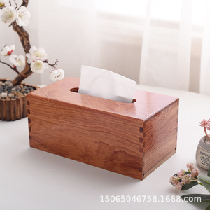 Wooden Tissue <b>Box</b> 23x12x10 Cm <b>Pine</b> Material For Living Room Bedroom Use - Product Image 5