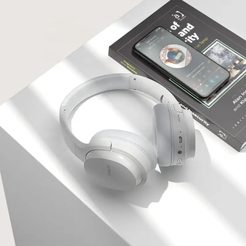 I62N Havit कस्टम शोर रद्द स्टीरियो बीटी कान Headphones पर Kablosuz Kulaklik मेमोरी फोम चारों ओर ध्वनि वायरलेस हेडसेट