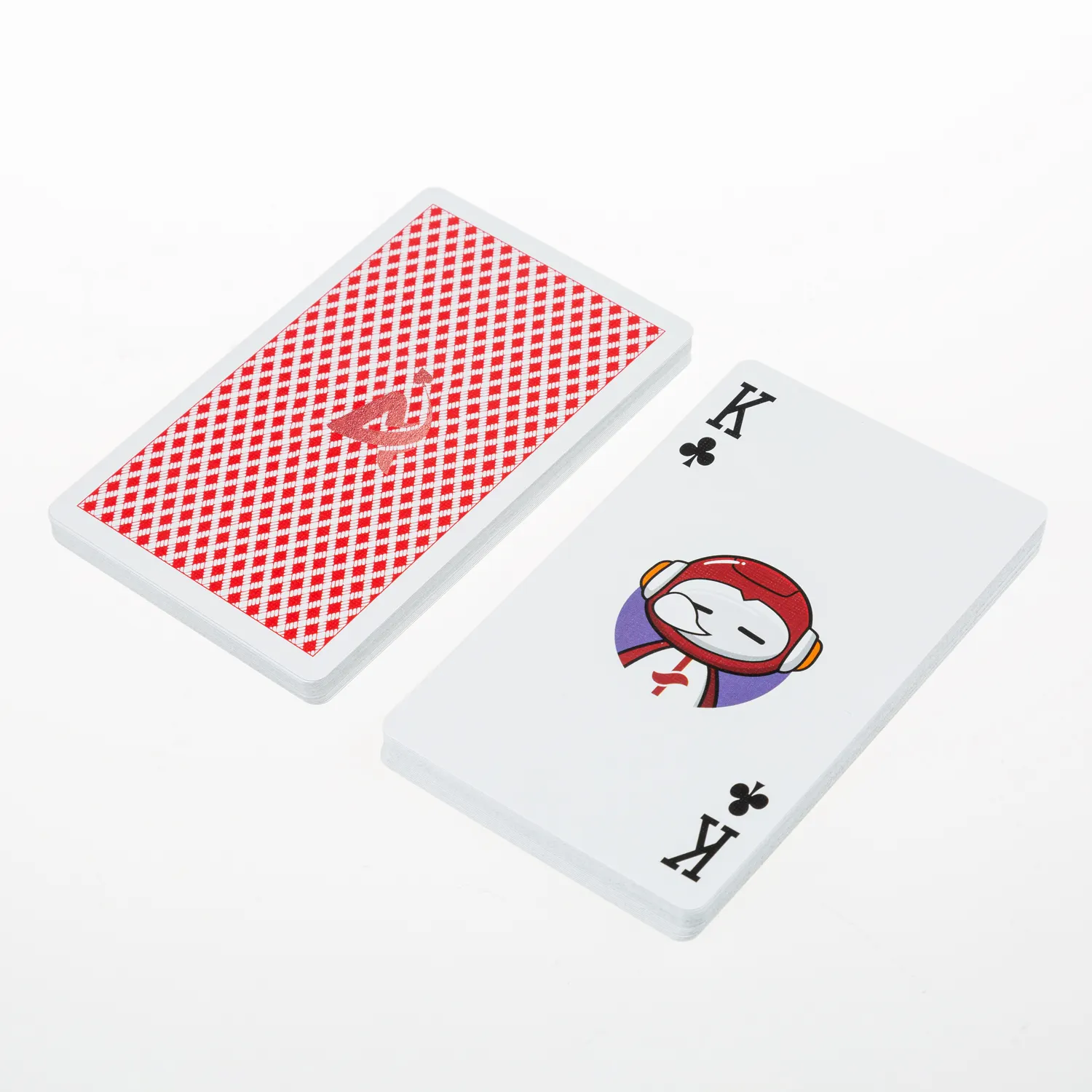AYPC TopSale özelleştirilmiş lüks kurulu oyunu tek kağit kutu banka reklam Robot karikatür Poker oyun kartı