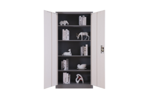 Armoire de classement en acier à 2 portes au design moderne pour bureau à domicile et école – Casier de rangement sécurisé à prix abordable pour dossiers usagés - Product Image 2