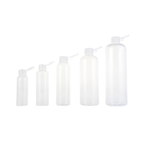 Emballage cosmétique réutilisable de 30 ml, 50 ml, 100 ml, 200 ml, 250 ml, avec couvercle à rabat, pour lotion corporelle, tonique visage, shampoing, flacon en plastique
