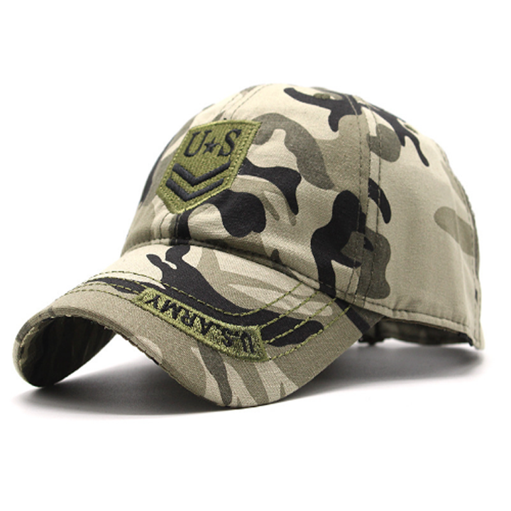 Wholesale F 9450春夏新款男女通用迷彩棒球帽定制美国贴片标志太阳帽户外女性mem运动帽from M Alibaba Com