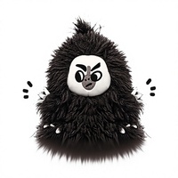 Peluche adorable singe Saki à face blanche en polyester, figurine en peluche, coussin de sommeil câlin, petite poupée pour filles de 14 ans et plus, cadeau d'anniversaire