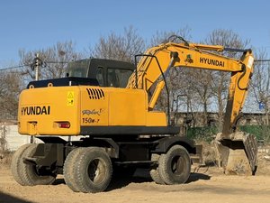Nieuwe Aankomst Hyundai R150w-7 Tweedehands Wielgraafmachine Met Krachtige Motor 15 Ton Originele Hyundai 150W-7 Gebruikte Wielgraafmachine