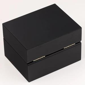 Luxury Accept Custom Logo Black Wood Watch Display <b>Box</b> <b>for</b> <b>Presenting</b> Watches As an Elegant Gift Case - Product Image 1