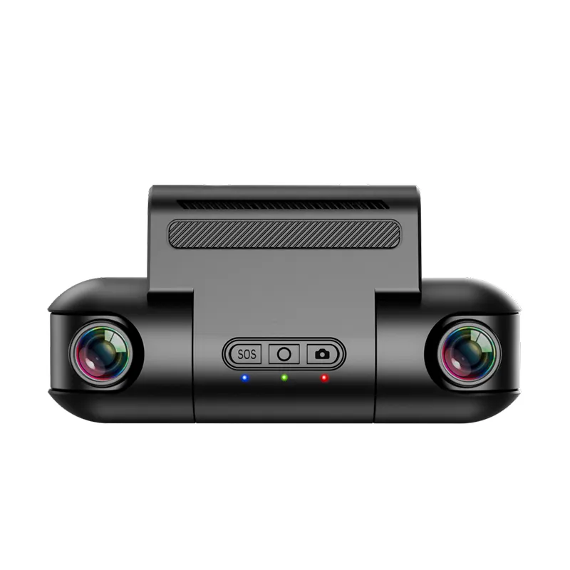 Full HD 1080P çift Lens WiFi araç kamerası kaydedicisi araba kara kutusu DVR ön & İç kamera Video geniş açı çift Lens küçük çizgi kam