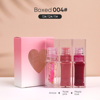 Kit d'huile de soin des lèvres Mignon Rose avec logo personnalisé Huile pour les lèvres transparente aux fruits et légumes