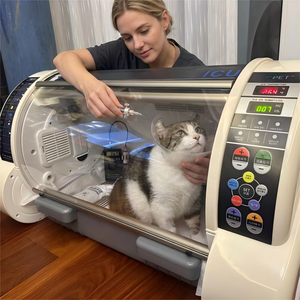 Pet Monitoring Warehouse Veterinary Icu Cage Pet Incubator Animal Emergency Vet Dog Breeding Chamber Pet Cilinic Icu - Product Image 1