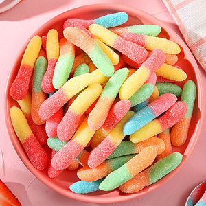 Gomitas Ácidas al Por Mayor de Fábrica OEM/ODM, Gomitas con Forma de Dibujos Animados Multicolores, Dulces Suaves con Sabor a Frutas, Caramelos Masticables - Product Image 5