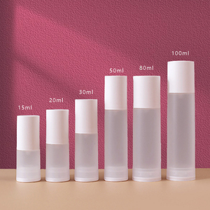Trong kho <span class=keywords><strong>50ml</strong></span> 15ml-100ml chai không có không khí cho rõ ràng mờ mờ nhựa chăm sóc da chai lotion với bơm không có không khí và nắp mờ - Product Image 5