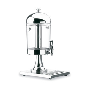 Dispenser per Succhi Cromato con Rubinetto e Base per Servire Bevande - Product Image 1